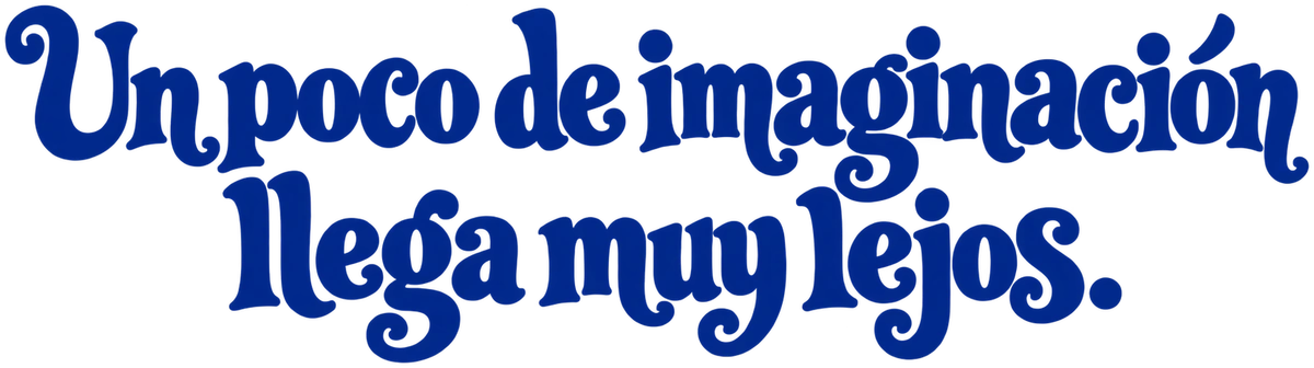 Un poco de imaginación llega muy lejos.