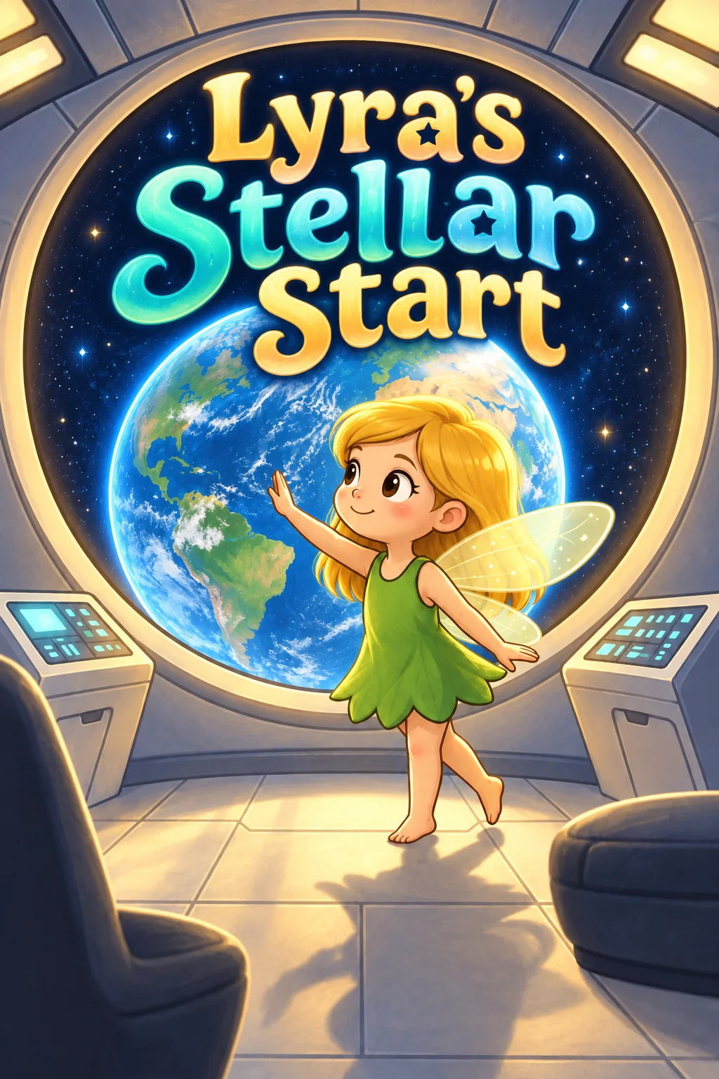Ilustración de portada de Lyra's Stellar Start